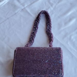Beaded evening bag